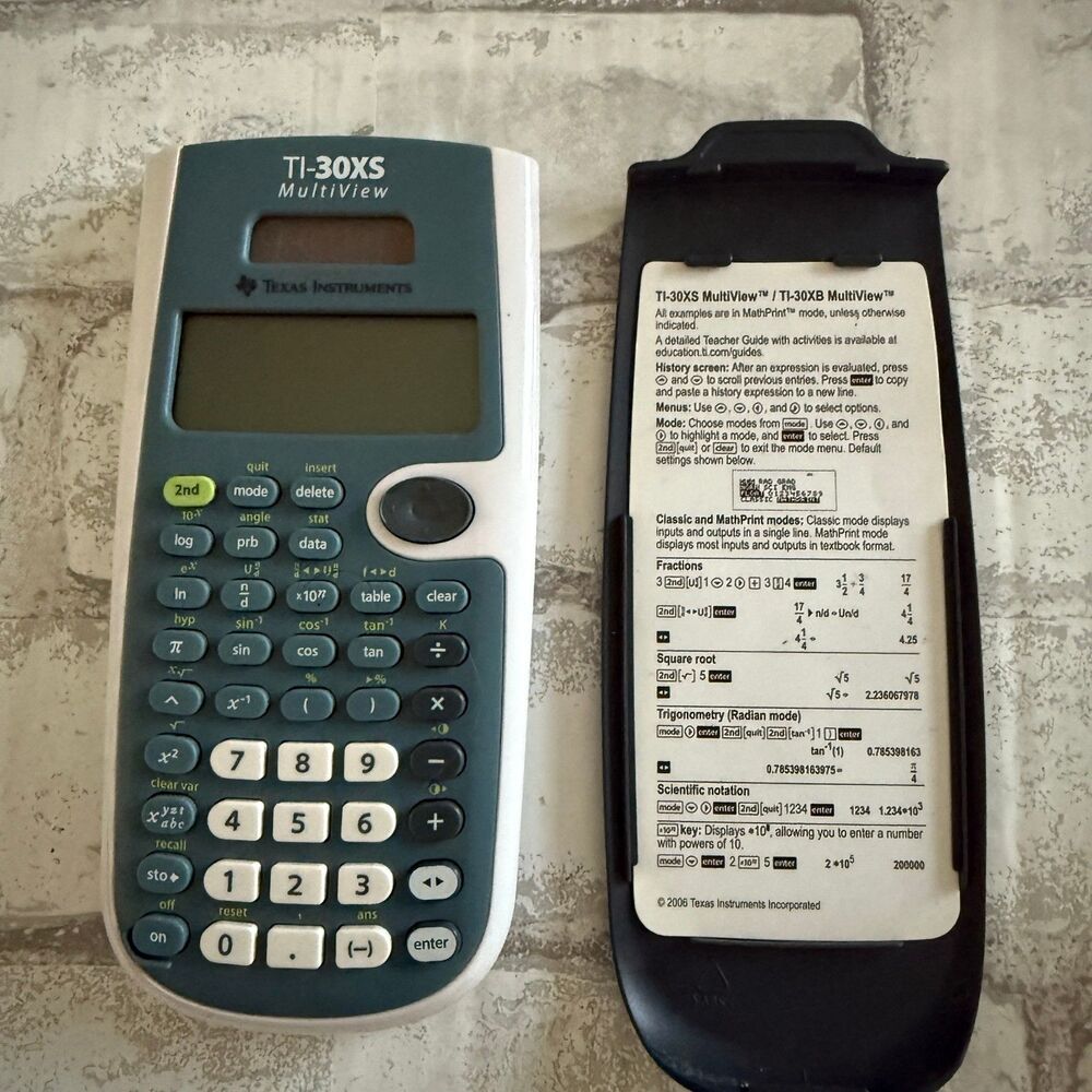 Texas Instruments TI-30XS MultiView Professional Scientific Calculator